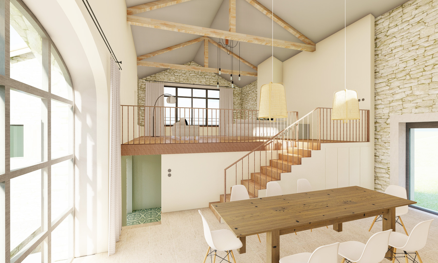 Garde-corps Escalier-Mezzanine